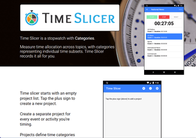 Time Slicer Home Page