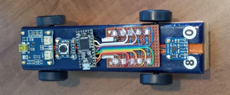 Arduino Powered Pinewood Derby Car