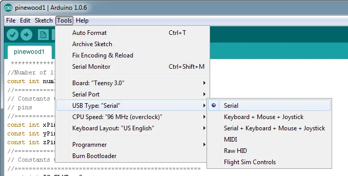 Configuring the Arduino IDE Connection Type