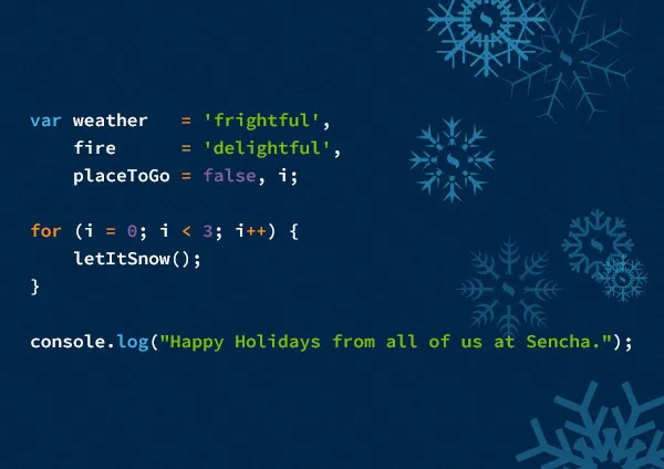 Sencha Holiday Card